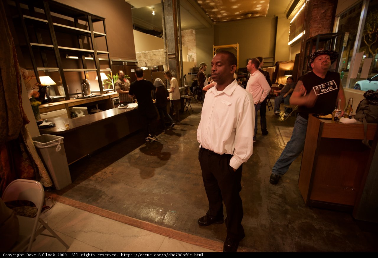 In the Midst of a Busy Restaurant