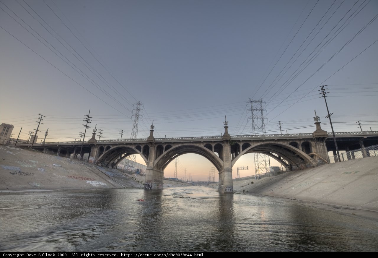 Arch Bridge Over the L.A. River