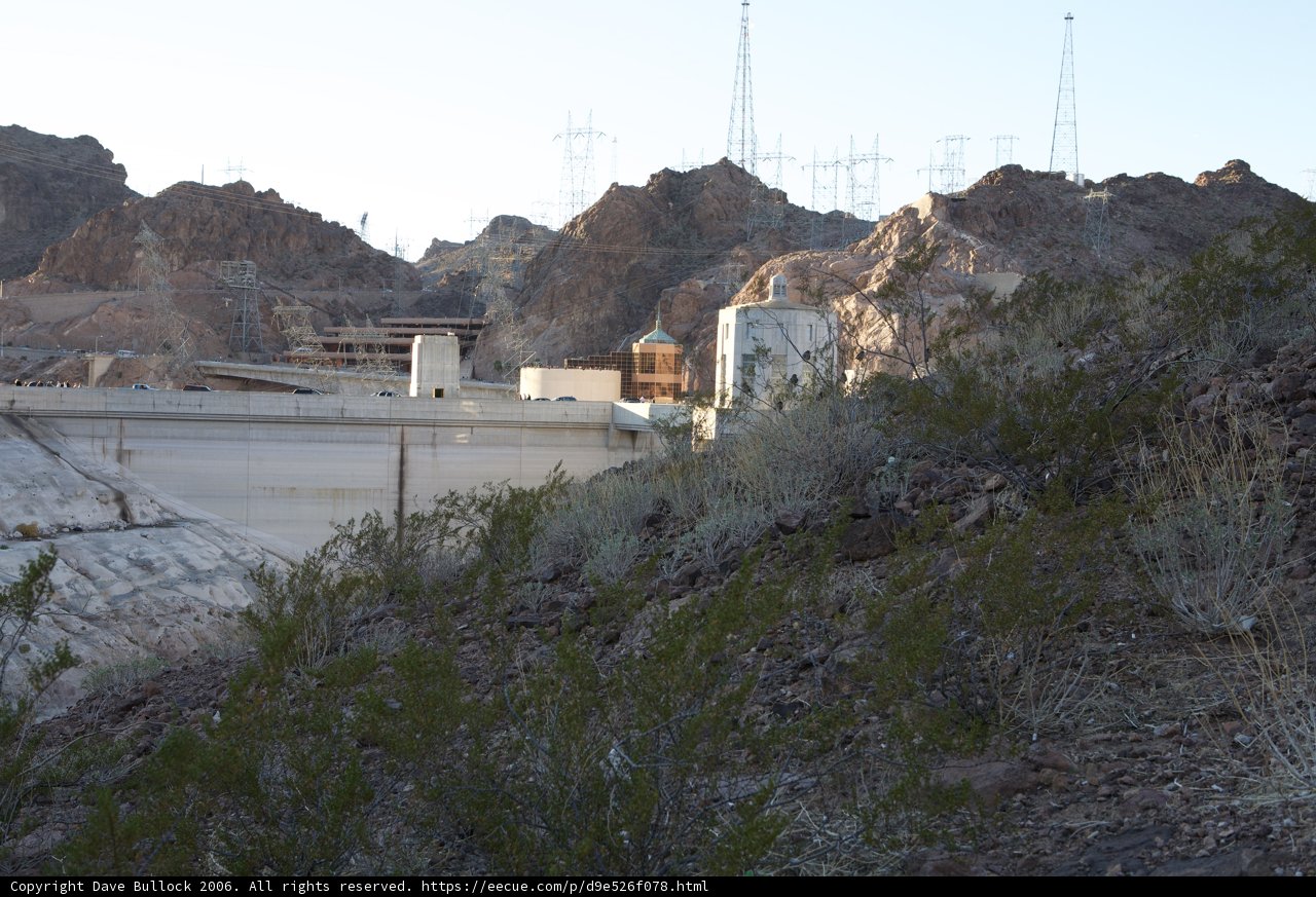 Towering Rock Wall at Hoover Dam
