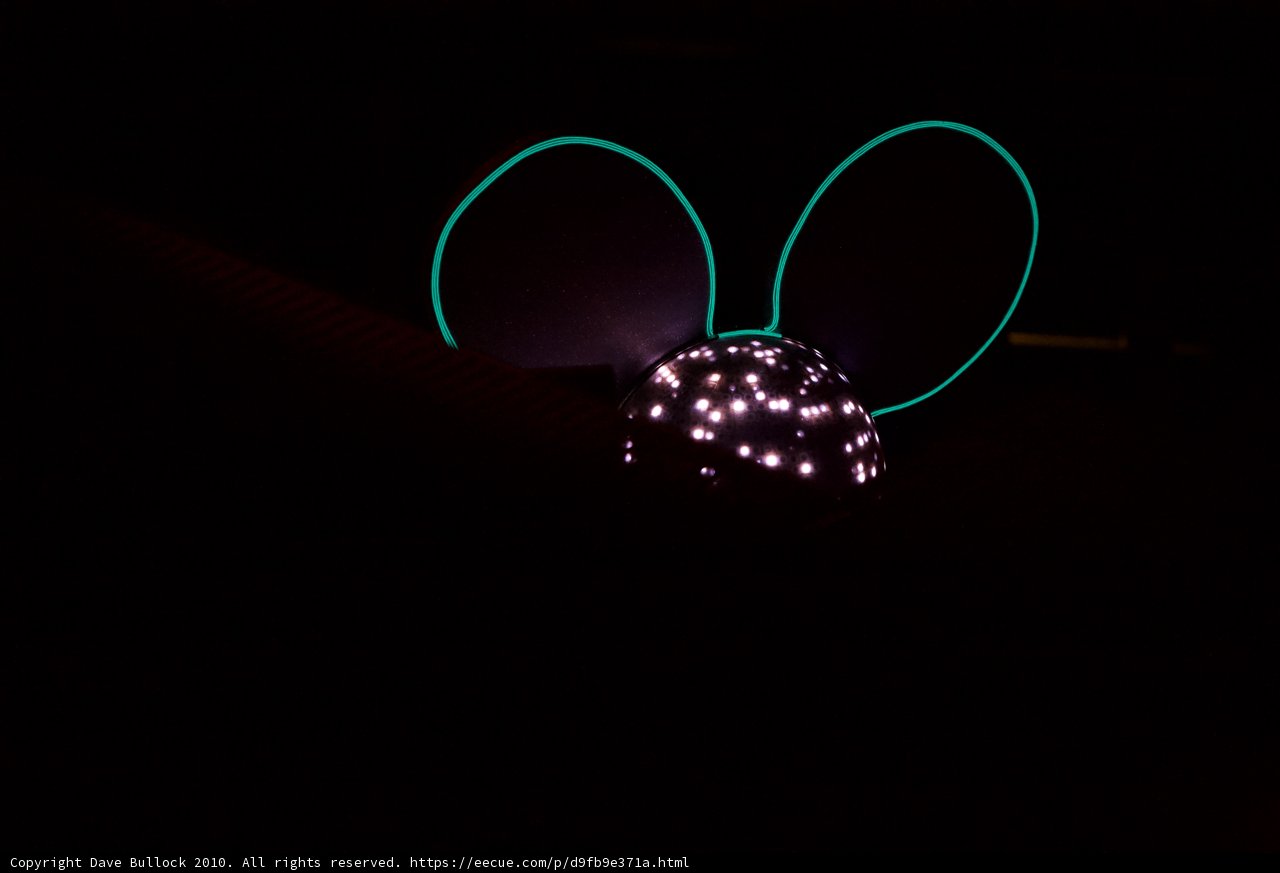Glowing Mickey Mouse Head