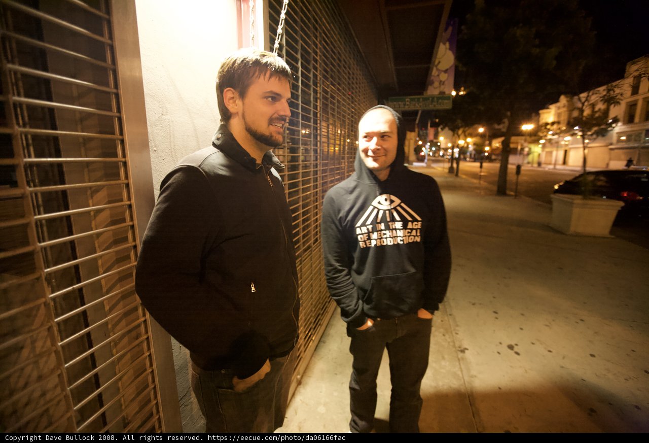 Nighttime Sidewalk Meeting