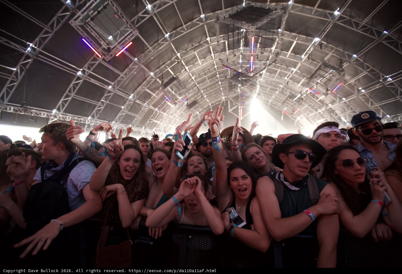 Urban Crowd at Coachella Music Festival