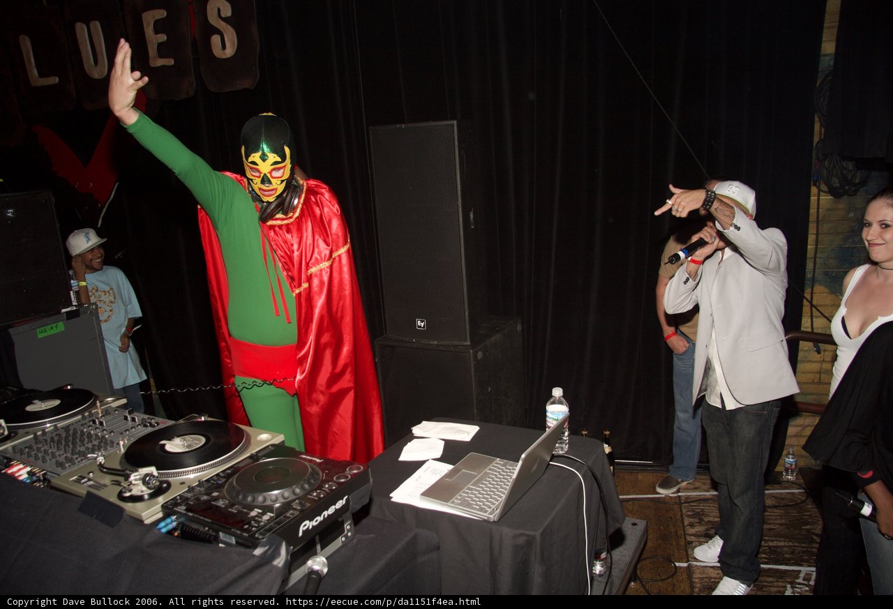 DJ Craze Drops the Beat in Costume