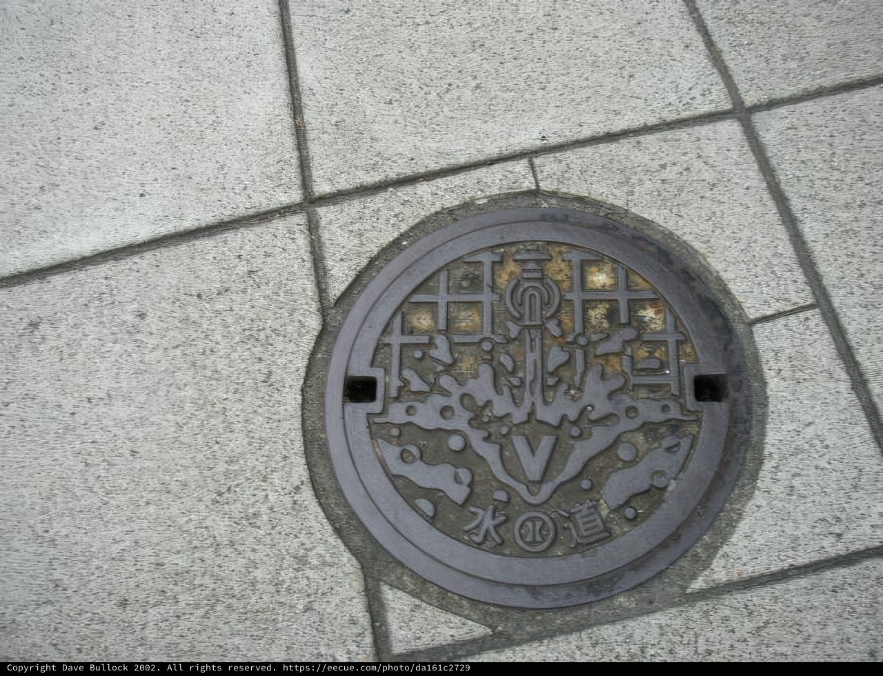 Japanese Design Manhole Cover