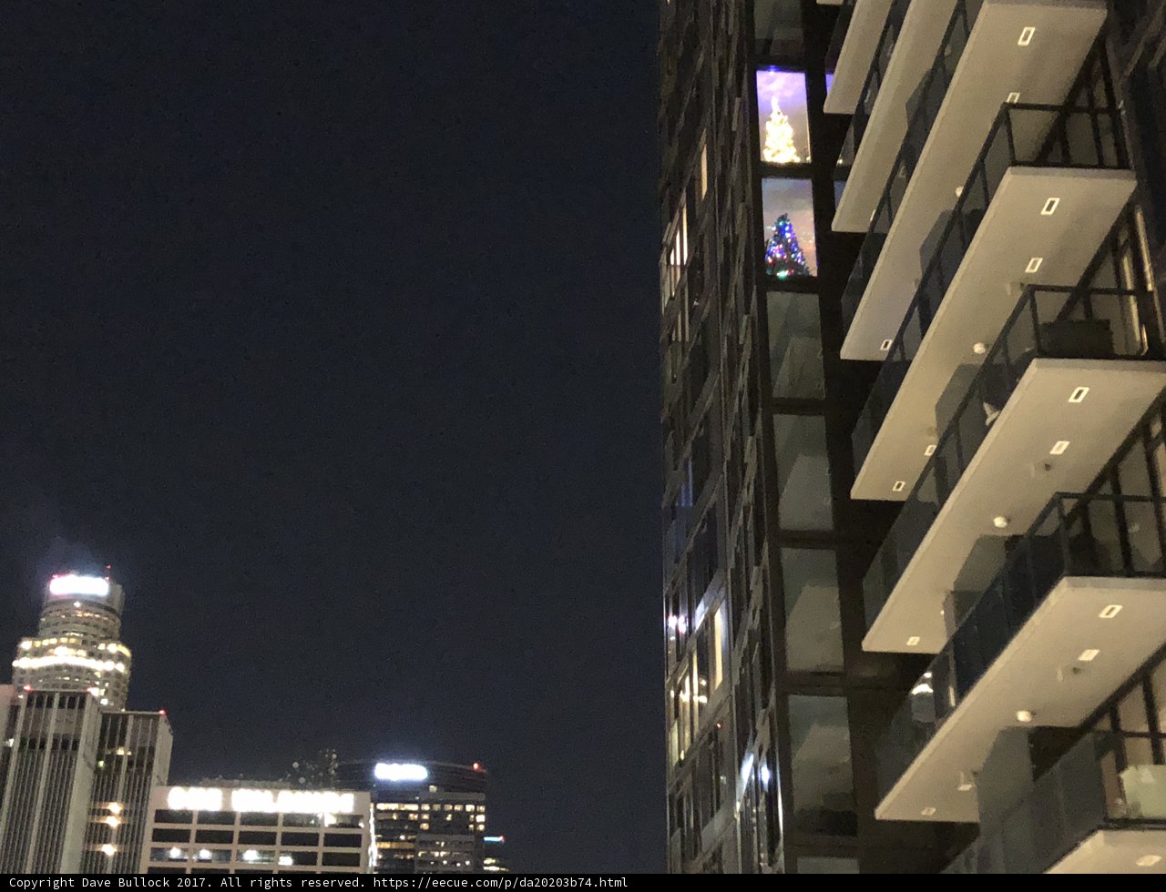 Glowing High Rise in the City