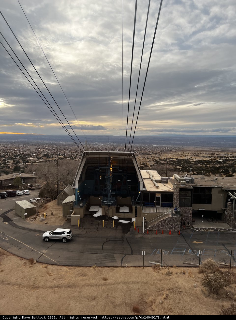 Cable Car and Cityscape