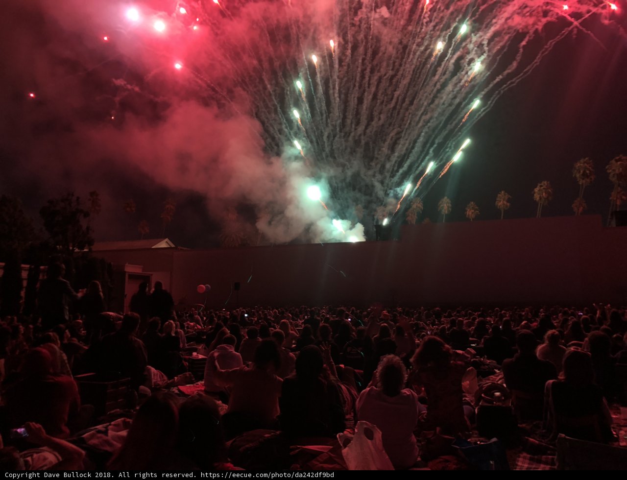 Beachside Fireworks Spectacle