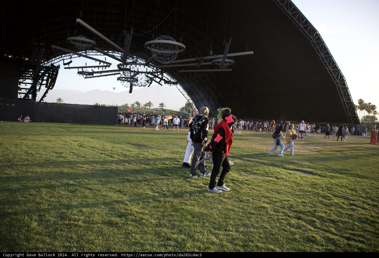 Golden Hour Dynamics: Coachella 2024