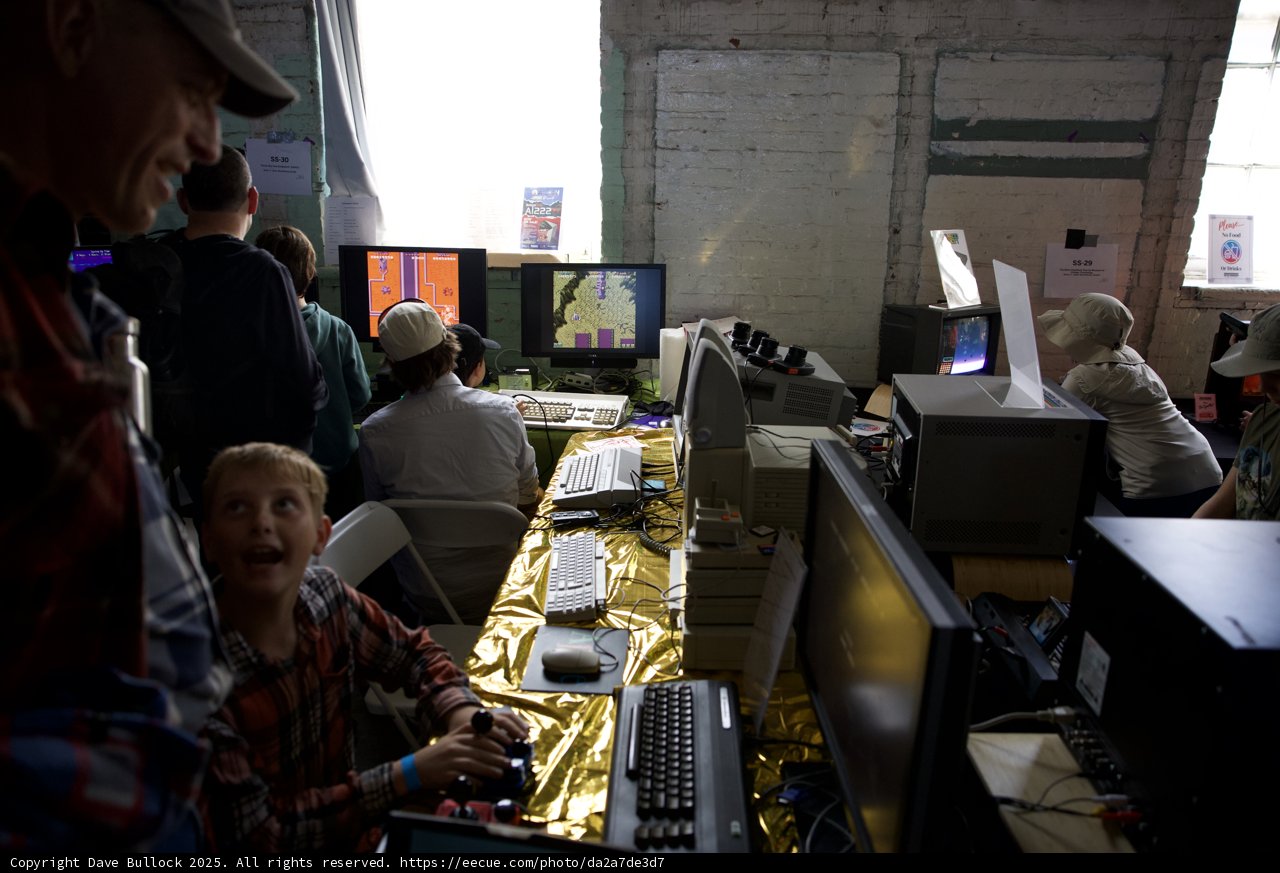 Retro Computing Enthusiasts at Maker Faire 2025