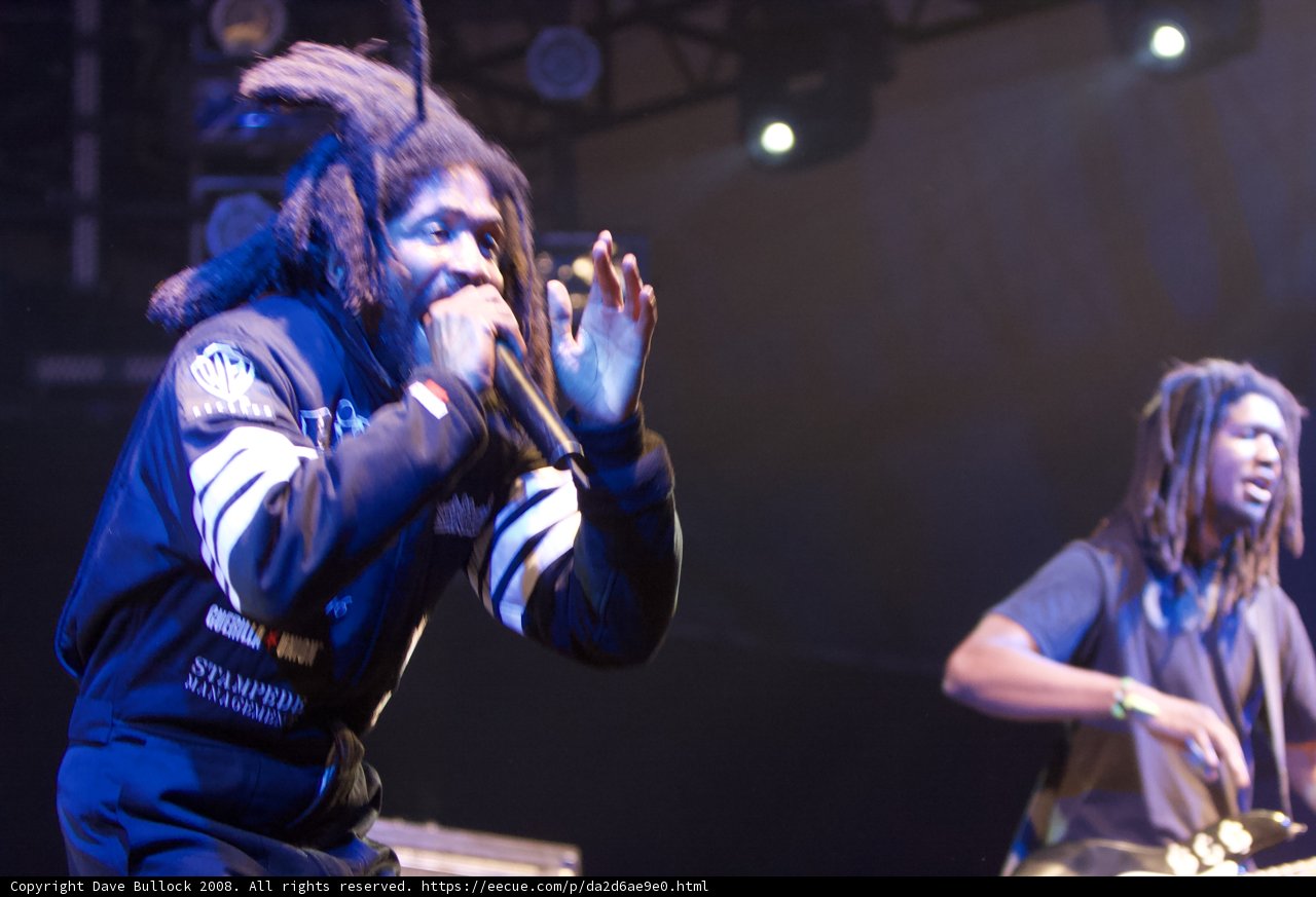 DREAD-LIGHTED ENTERTAINER AT COACHELLA 2008