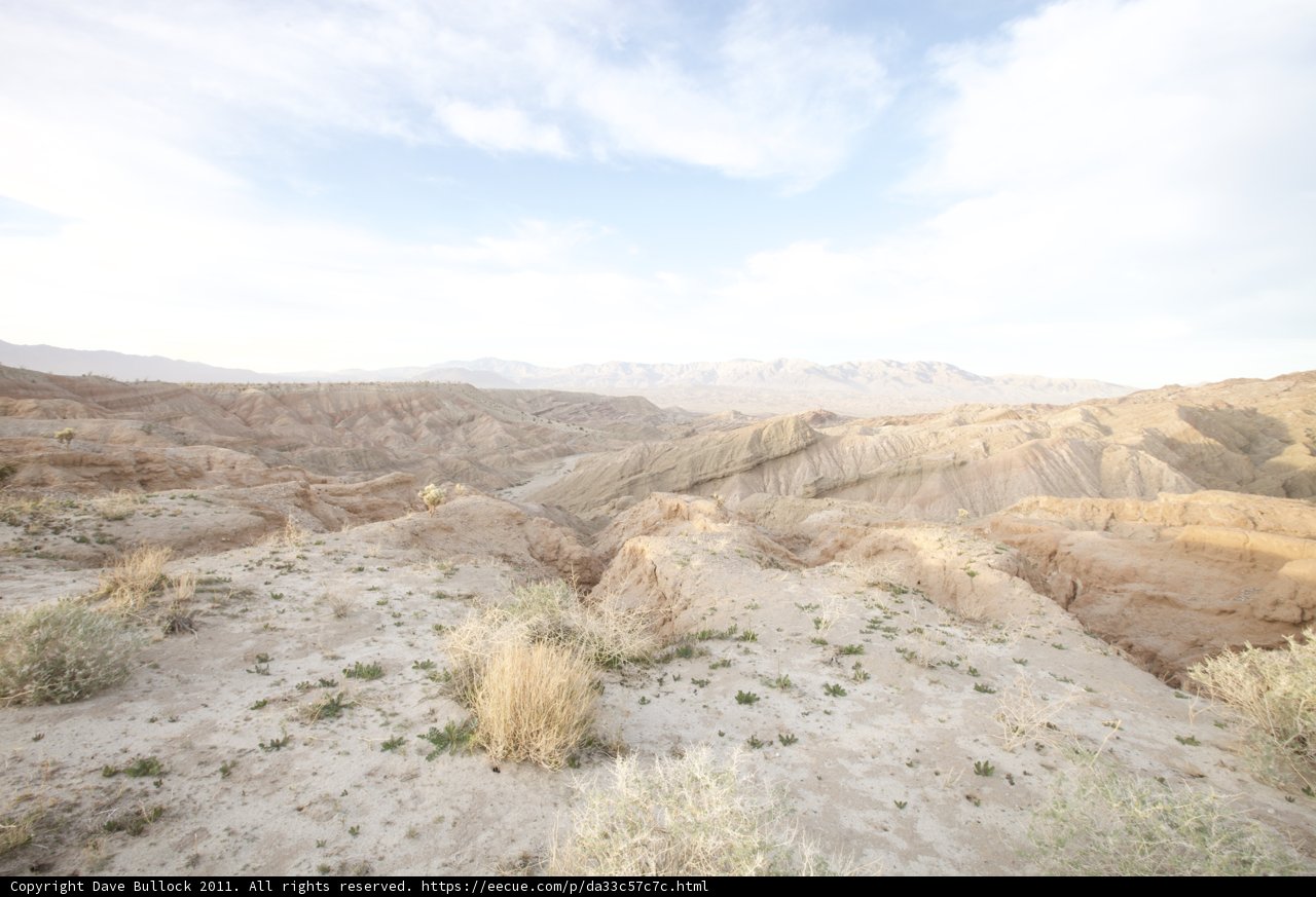 Majestic View of Anza-Borrego Badlands