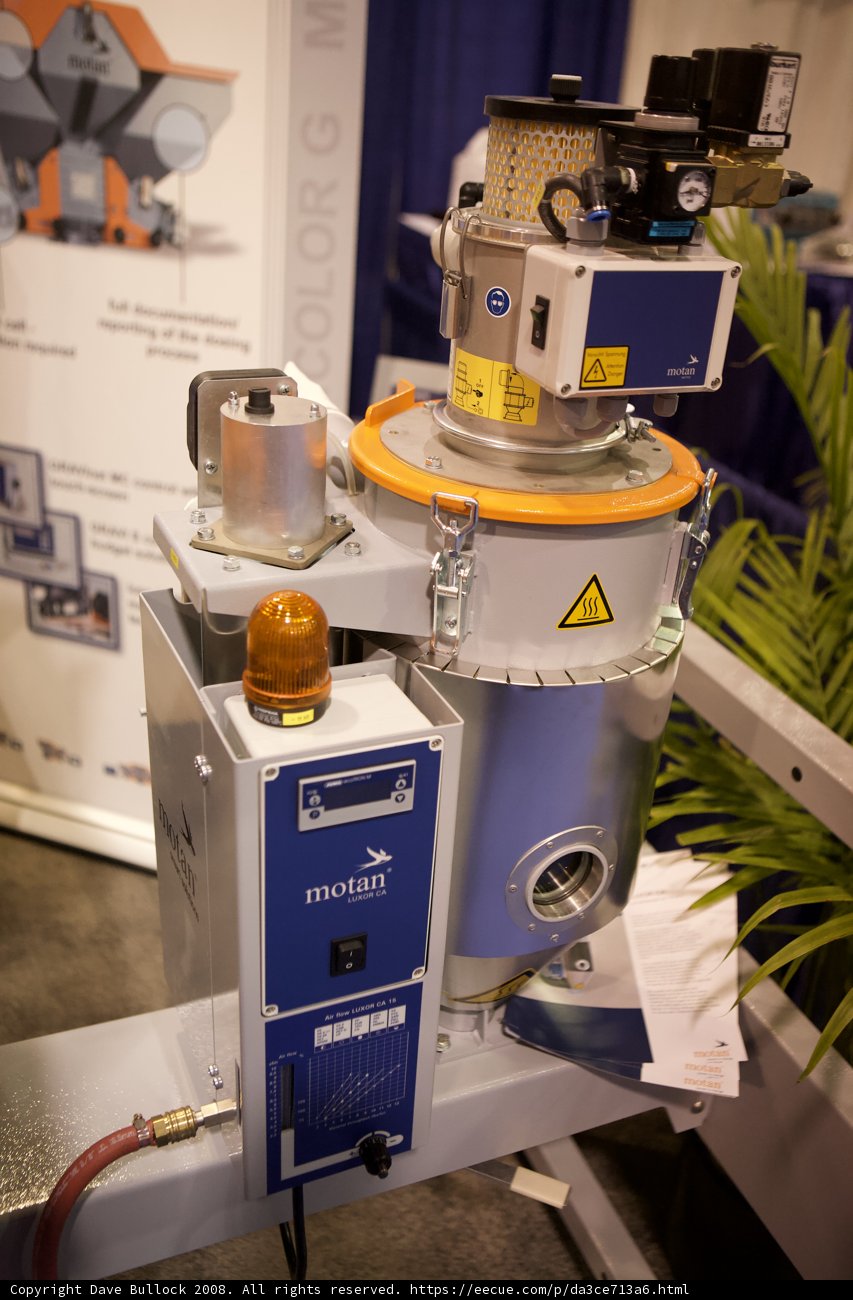 Futuristic Robot Machine on Display at Trade Show