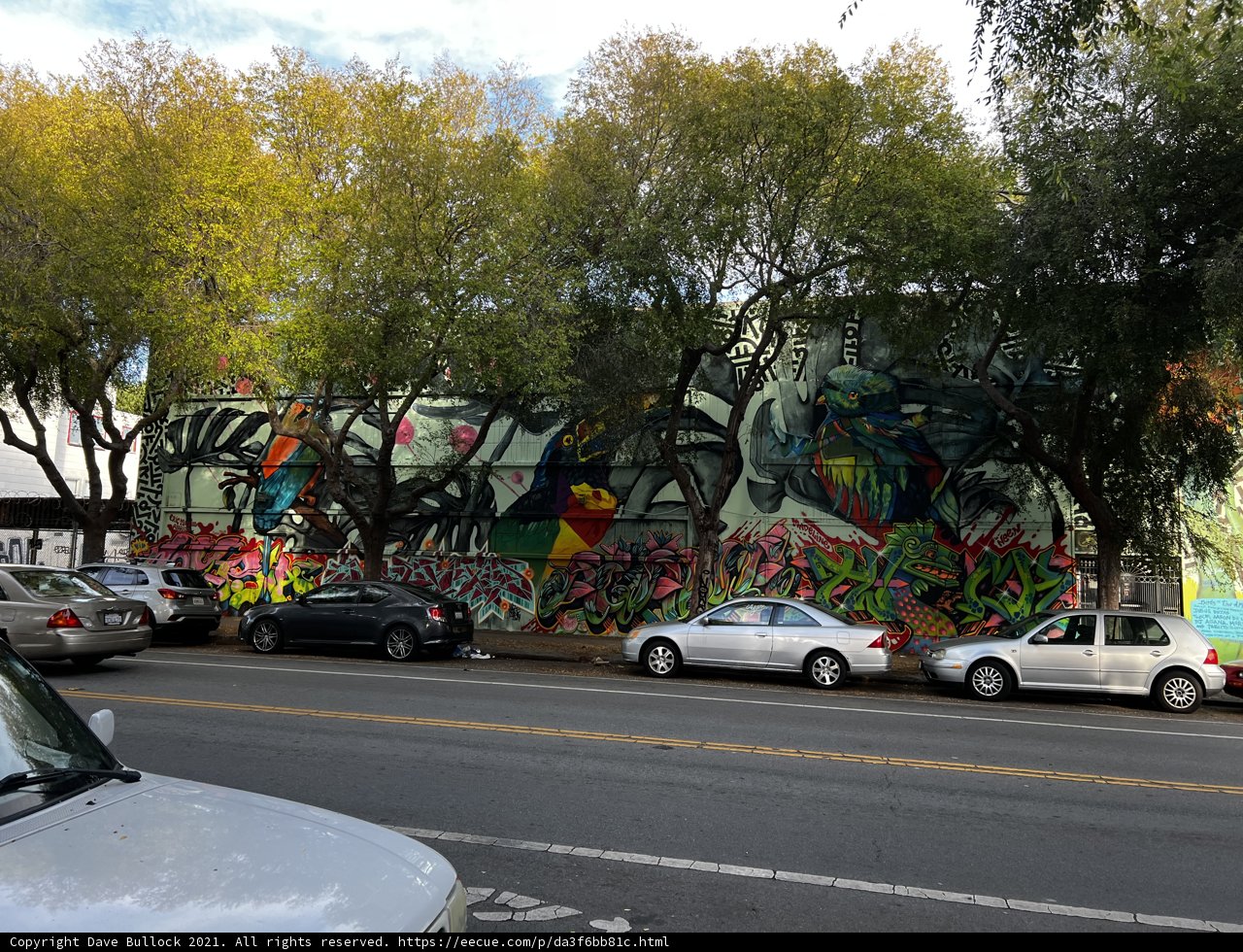 Vibrant Graffiti on an Urban Street