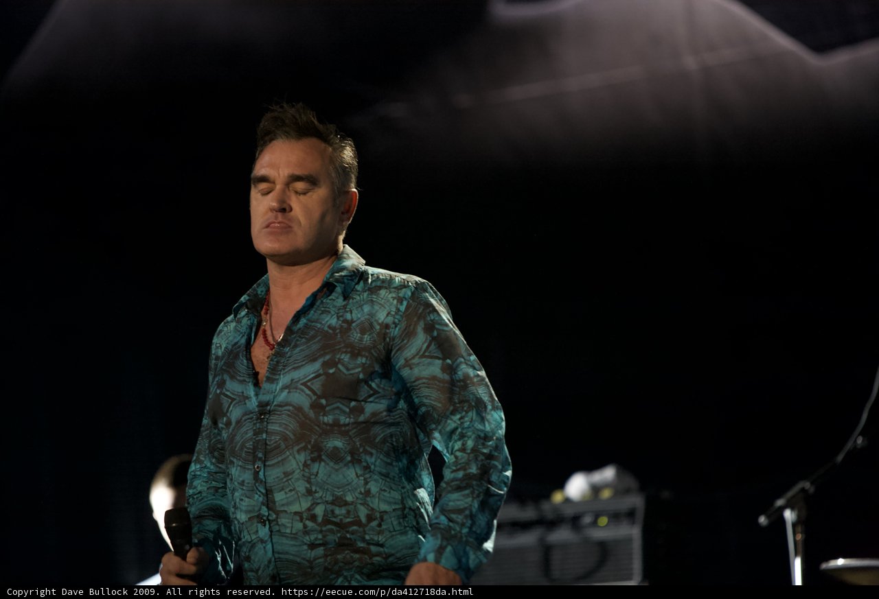 Morrissey Takes the Stage at Coachella 2009