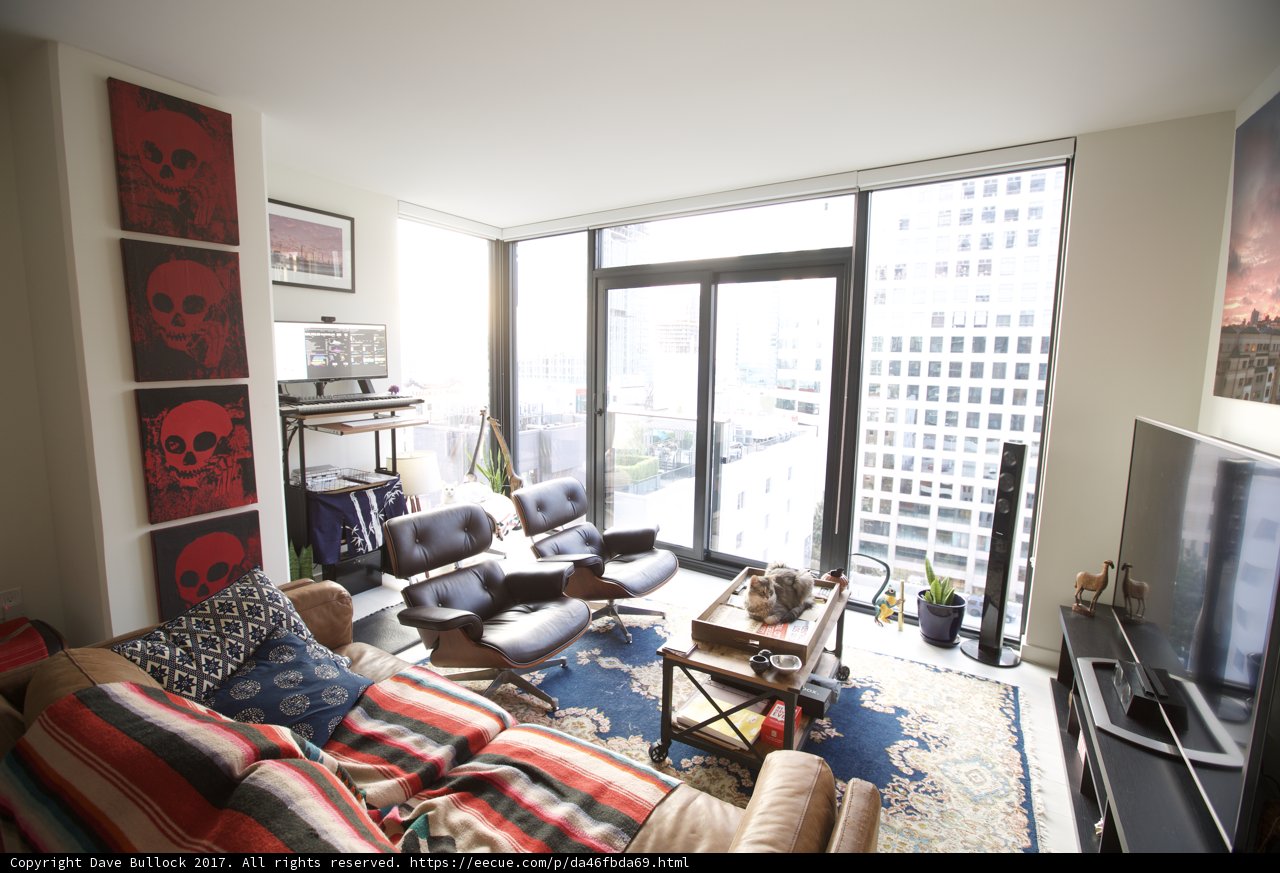 Cozy Living Room with a View