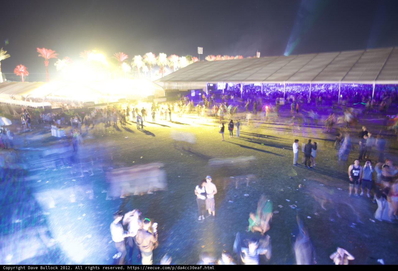 Night Flares at Coachella