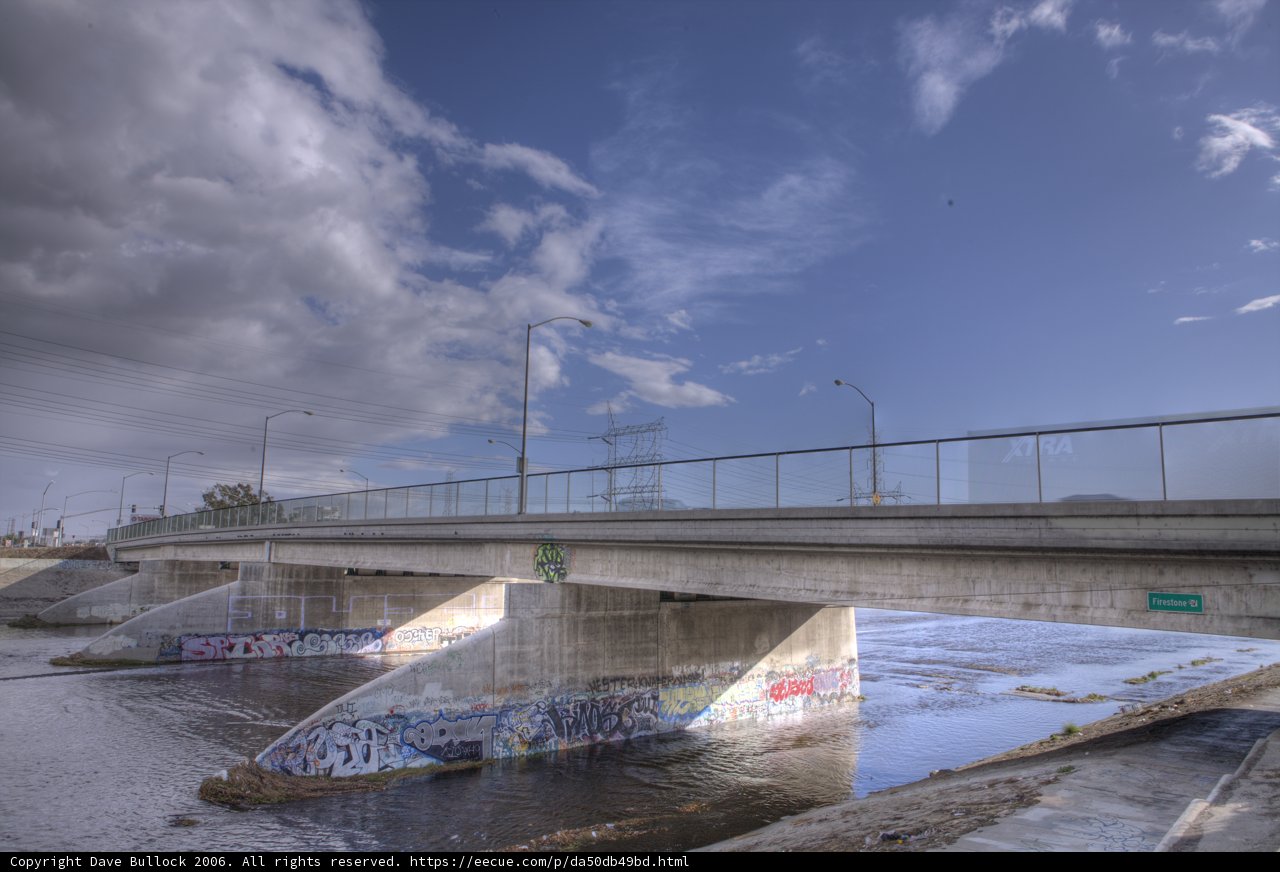 Graffiti on the Freeway Overpass