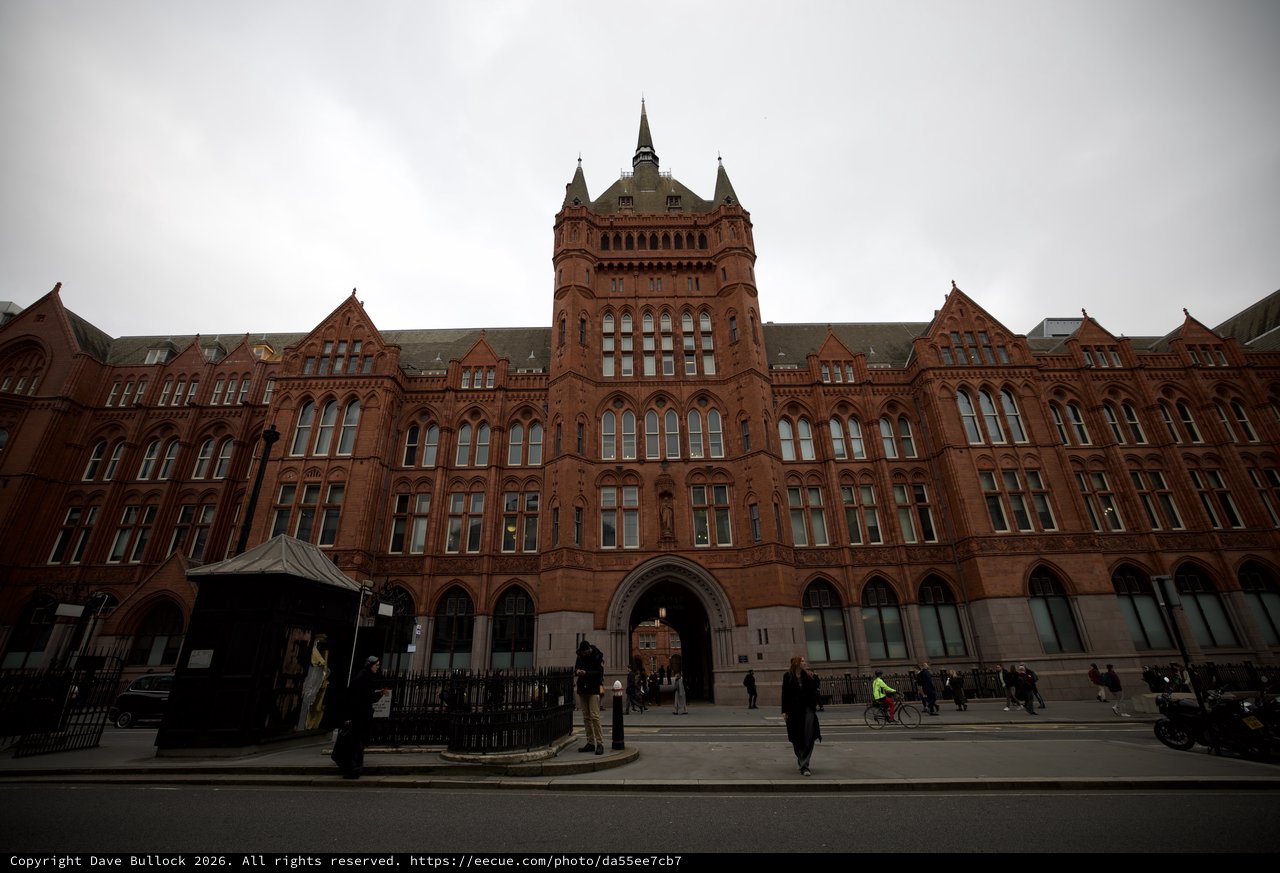 Victorian Gothic Architecture Under Gray Manchester Skies