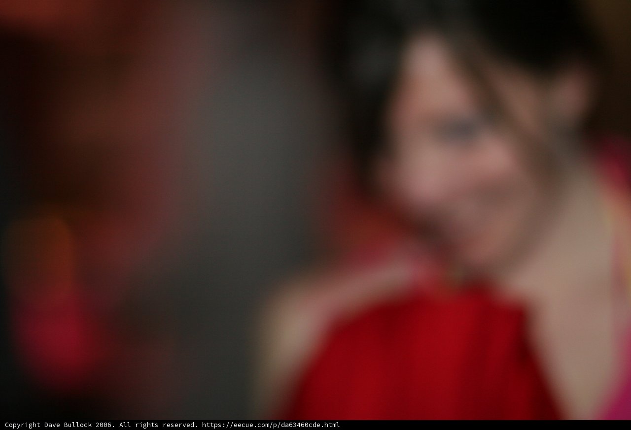 Blurred Beauty in Maroon Velvet