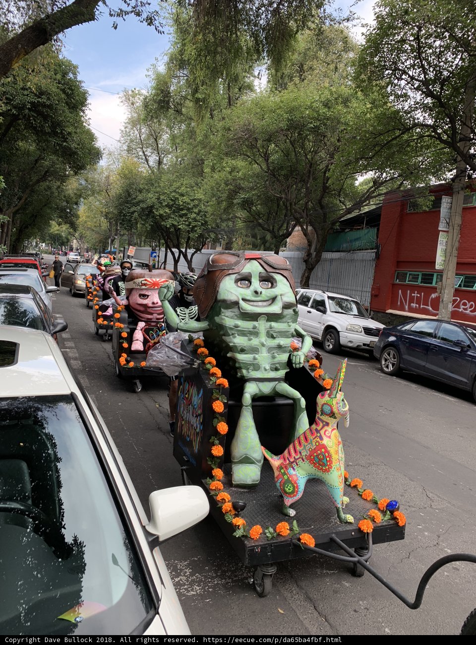 Skeleton Parade on Wheels