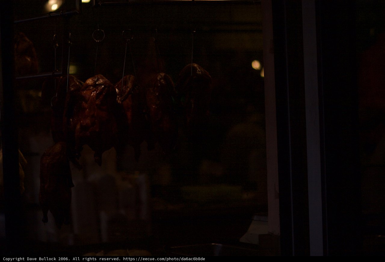 Silhouette of a man enjoying a feast