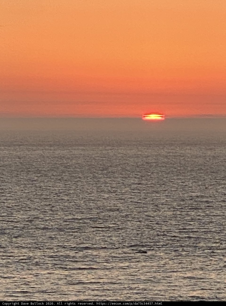 Horizon ablaze