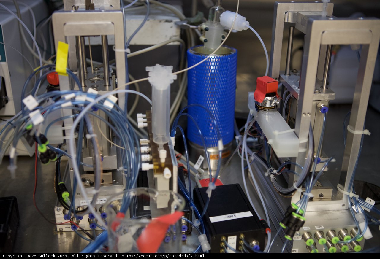 Wired Machine at UCLA's Micro Bio Chip Lab