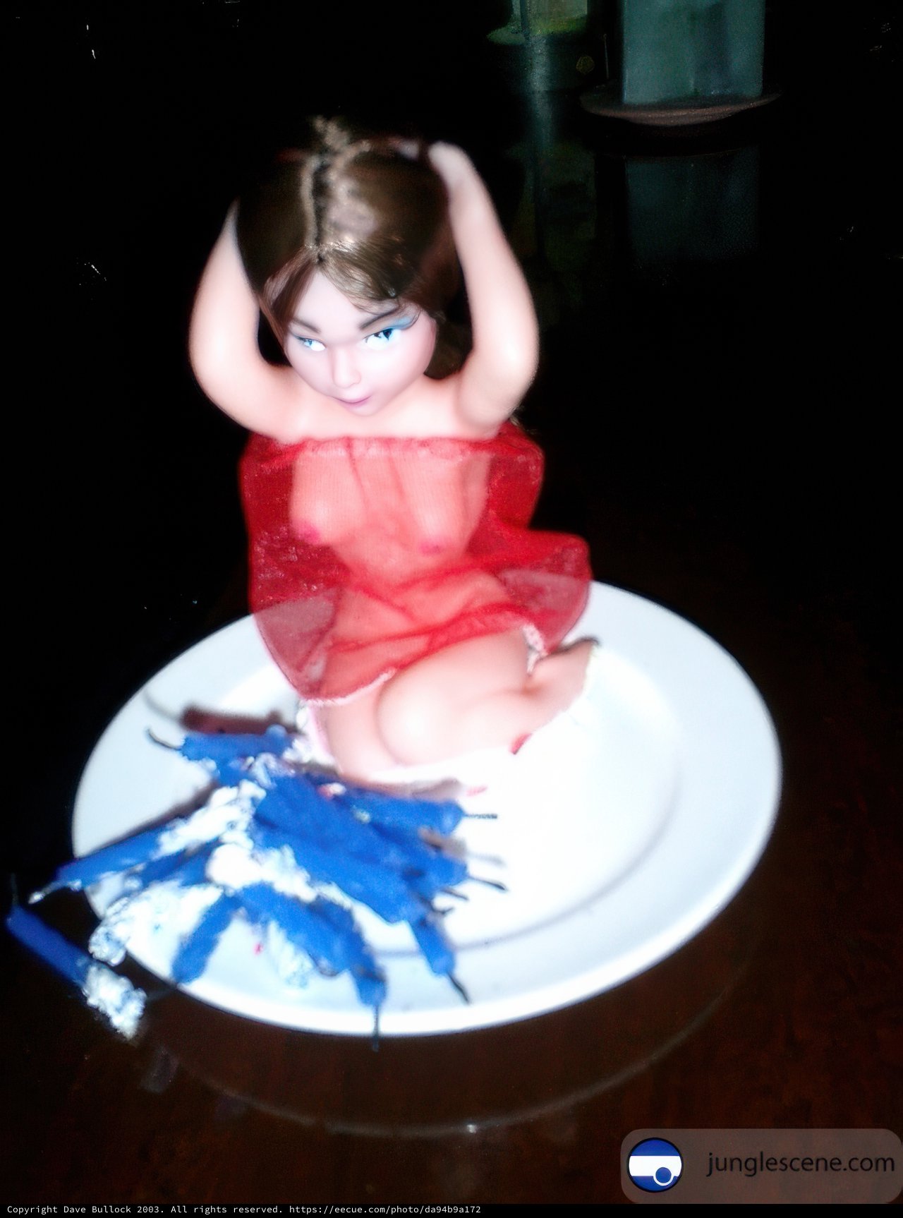 Doll on a Dessert Plate