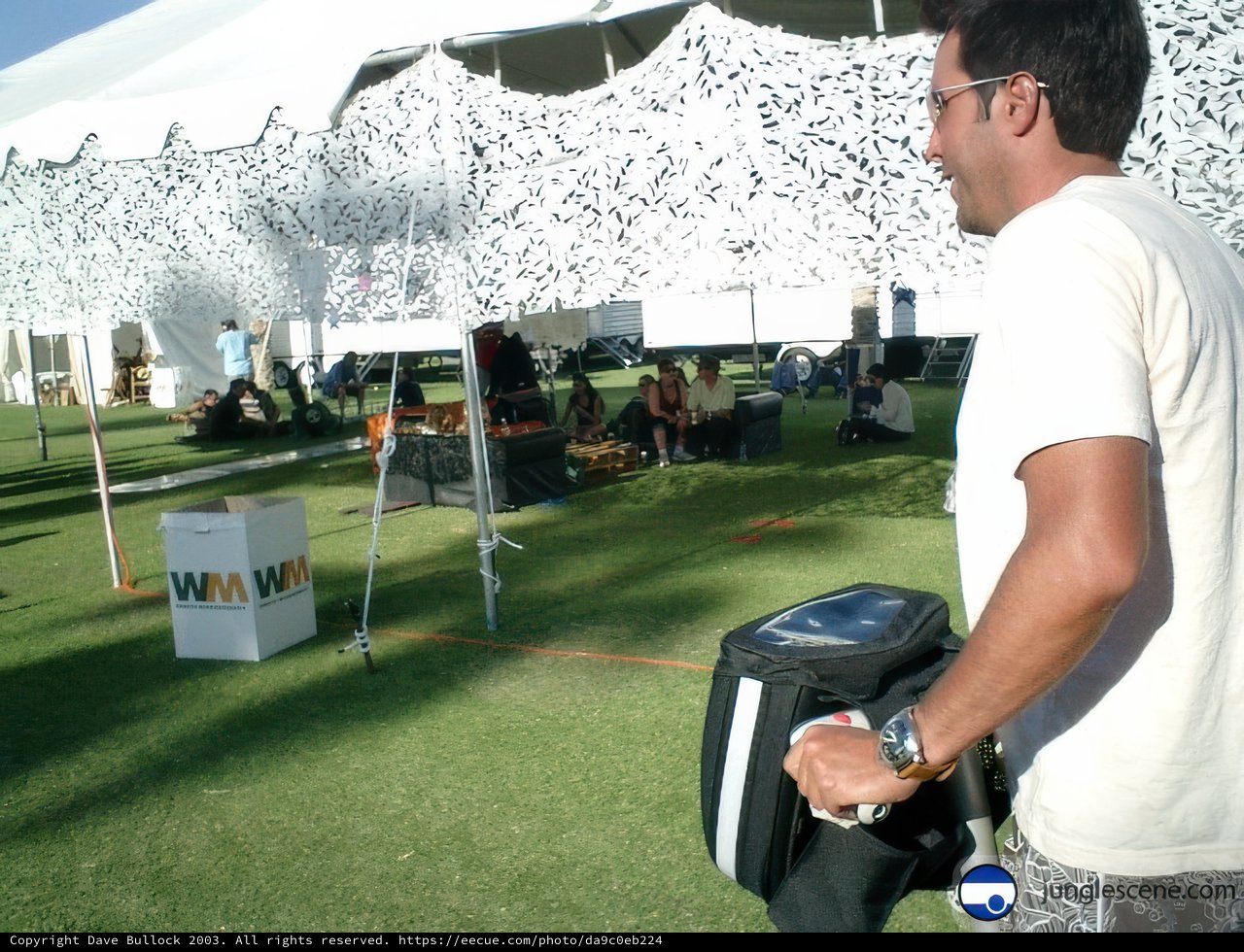 Camping at Coachella