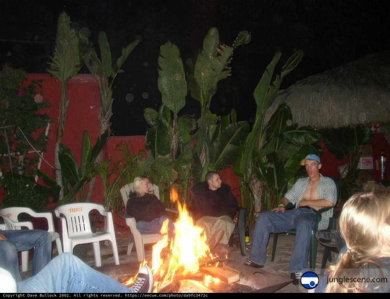 Fire Pit Gathering in Ensenada