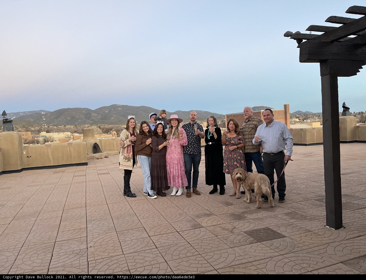 Group Portrait on a Patio