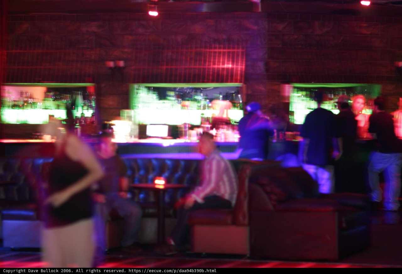 Nightlife at an Urban Nightclub