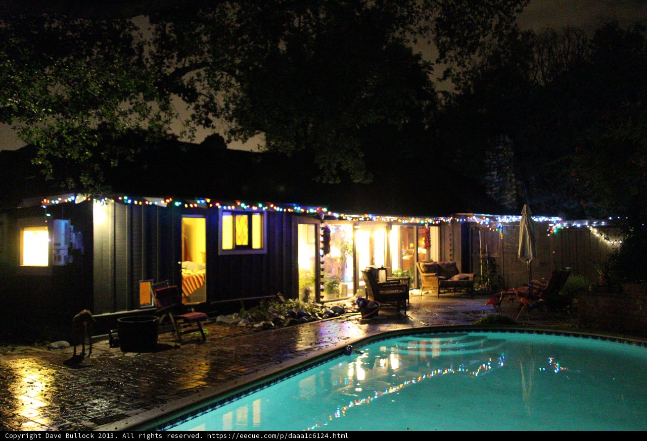 Luxurious Resort Pool at Night
