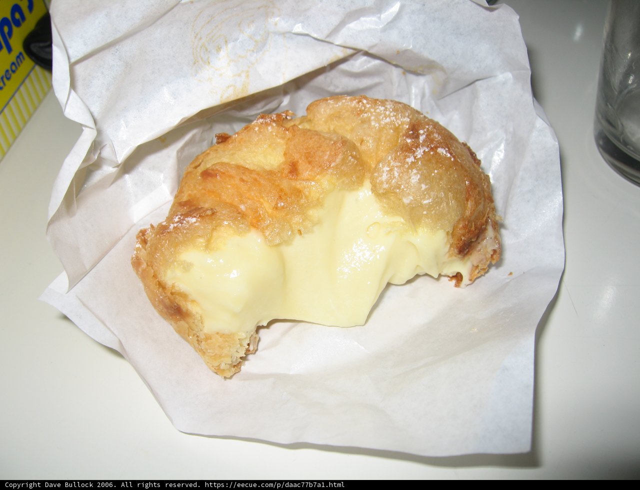 Delicious Custard Filled Pastry
