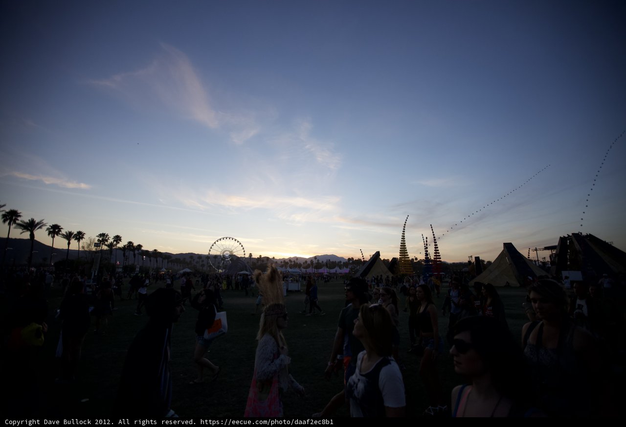 Sunset at Coachella