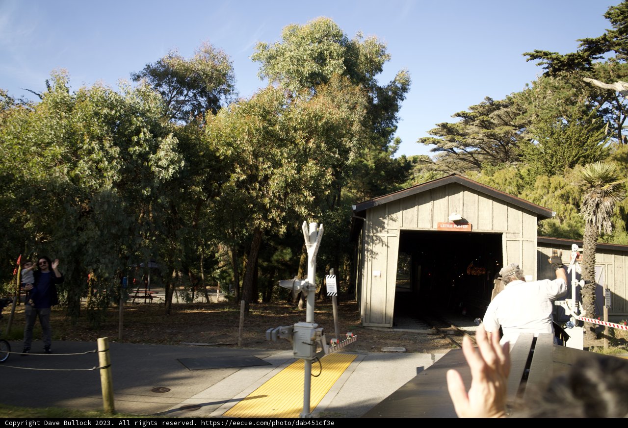 Waving Man at the SF Zoo - November 2023