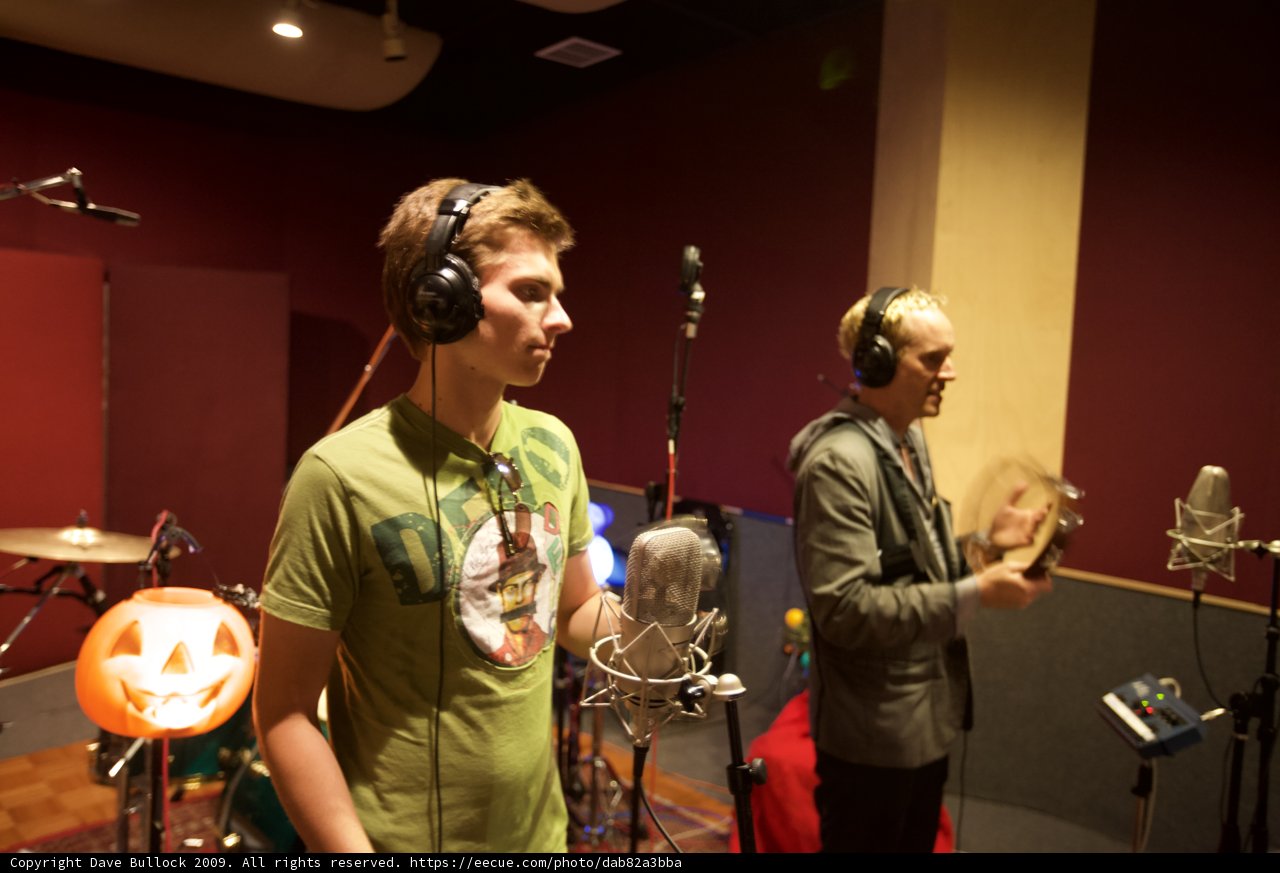 Recording Session at the Josh Freese Studio