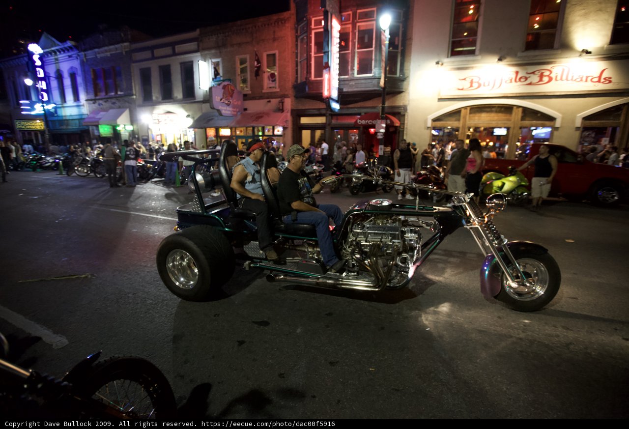 Sidecar Sights in the Austin Night