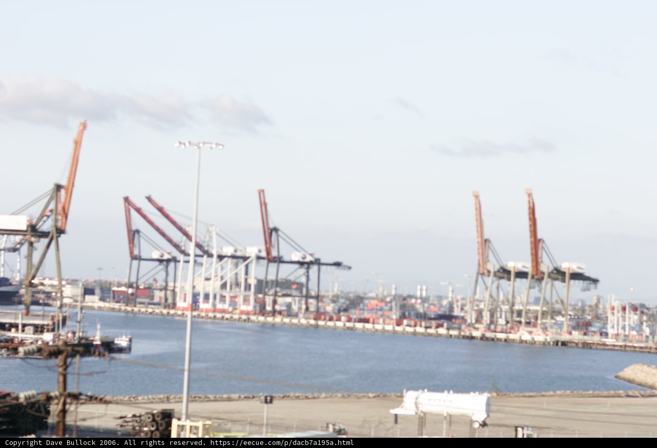 Harbor Construction on a Cloudy Day