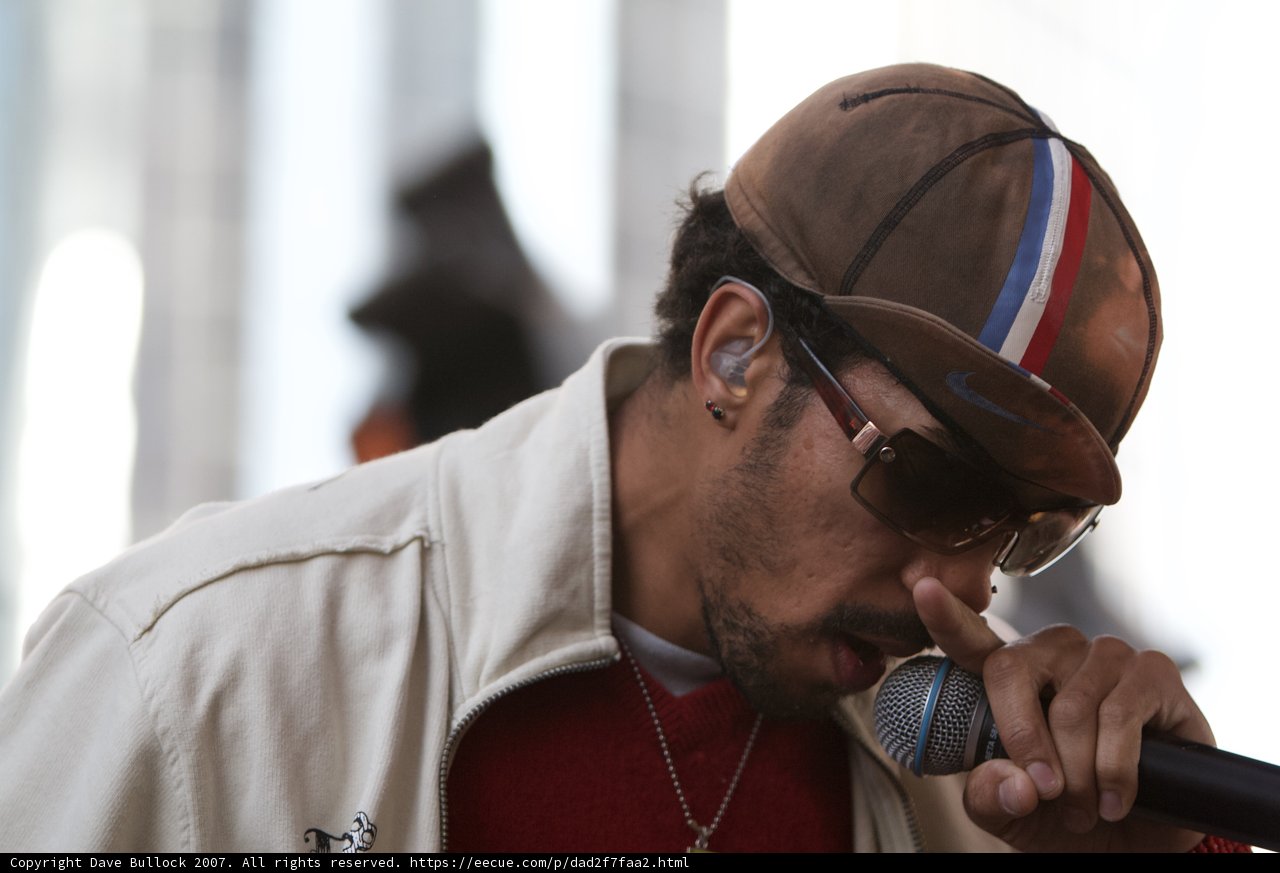 Sunglasses and Brown Hat Entertainer