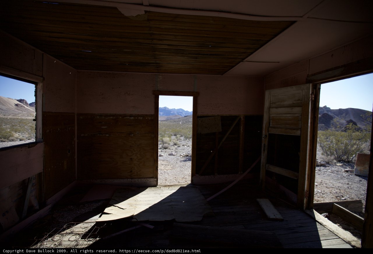 Abandoned Shelter in Death Valley