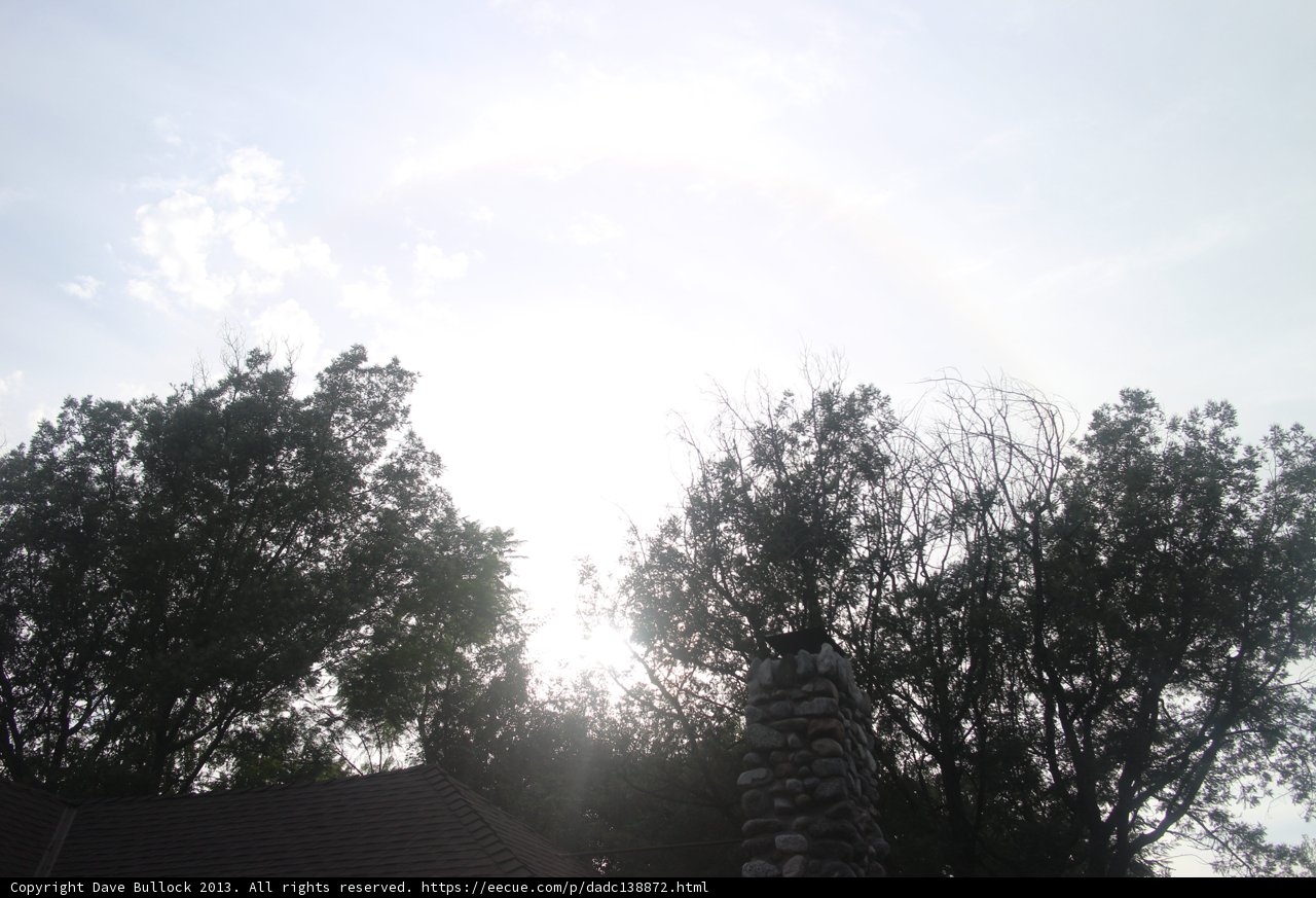 Rainbow Over the Forest