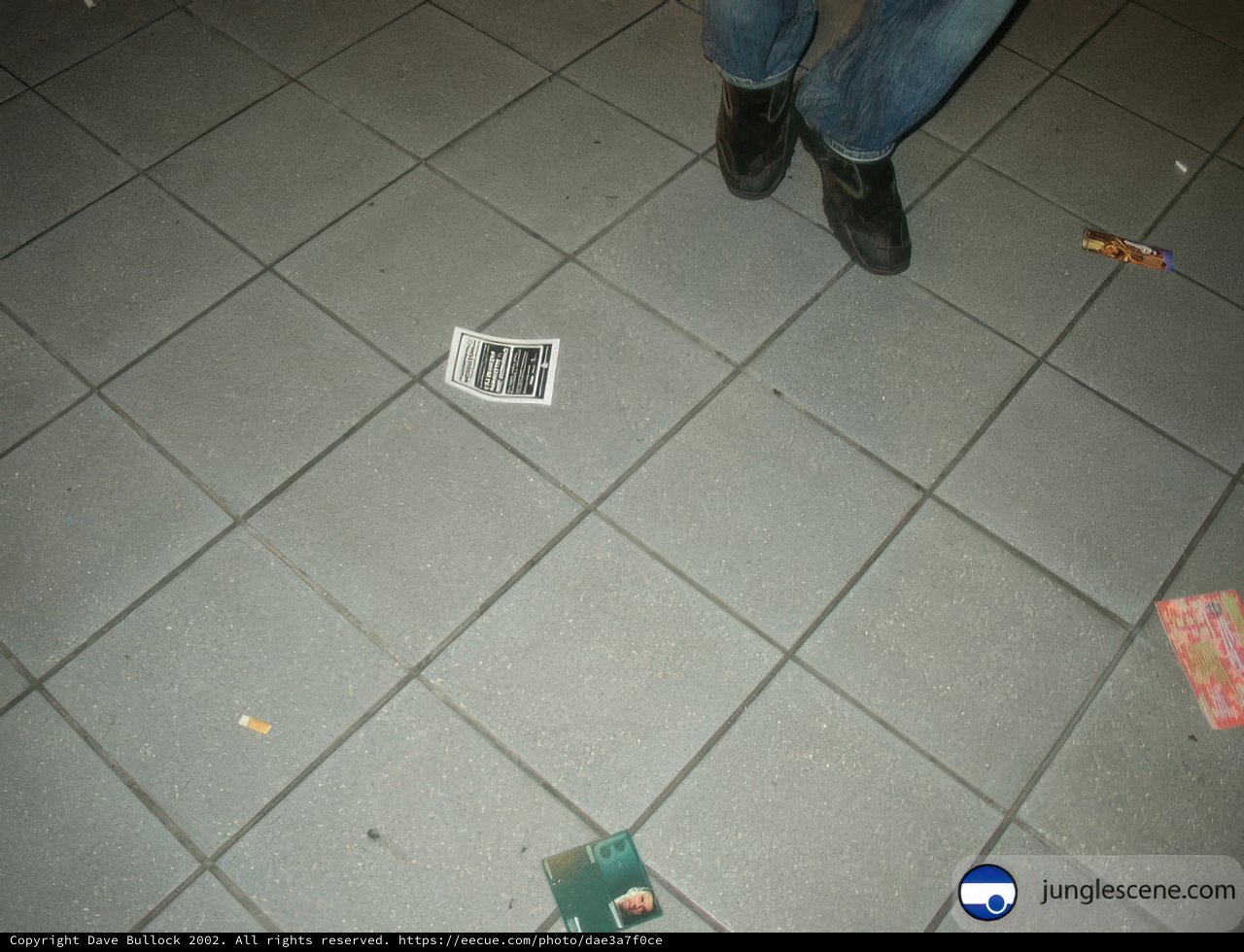 Smoking on the Tile Floor