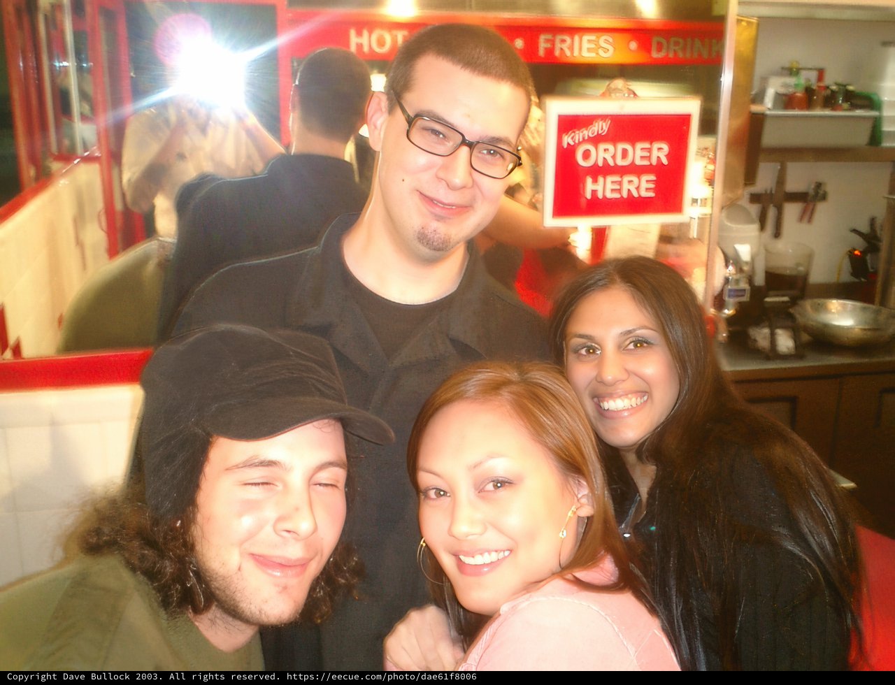 Three Friends at the Diner