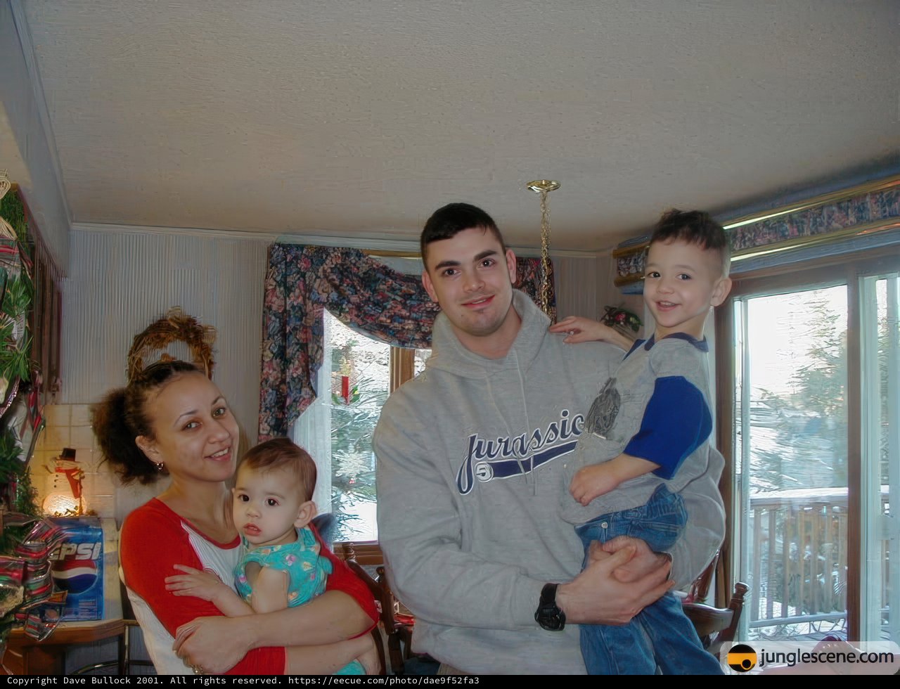 A Heartwarming Christmas Family Portrait