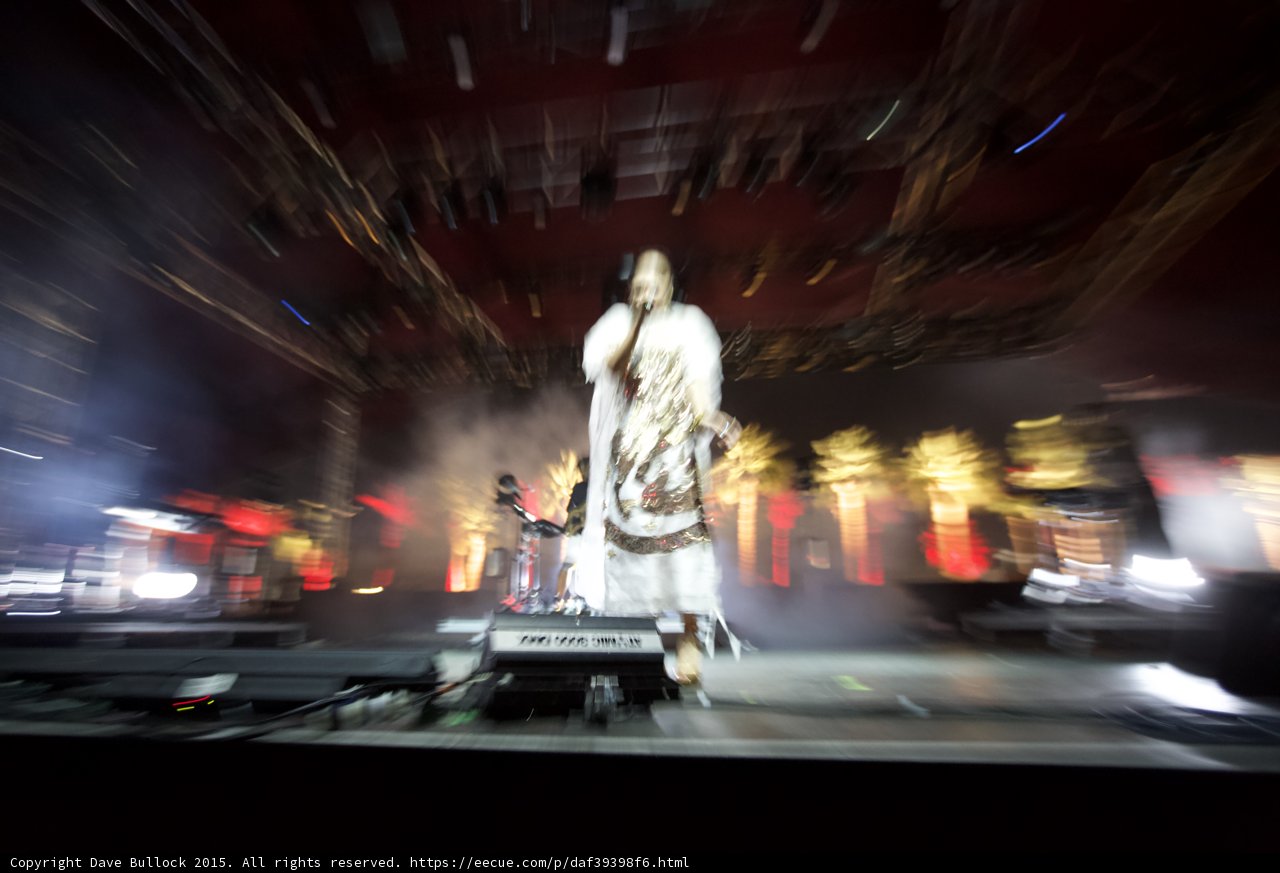 Blurred Beauty on Stage