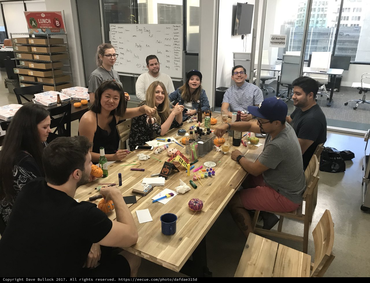 Office Halloween Pumpkin Decorating Party Celebration