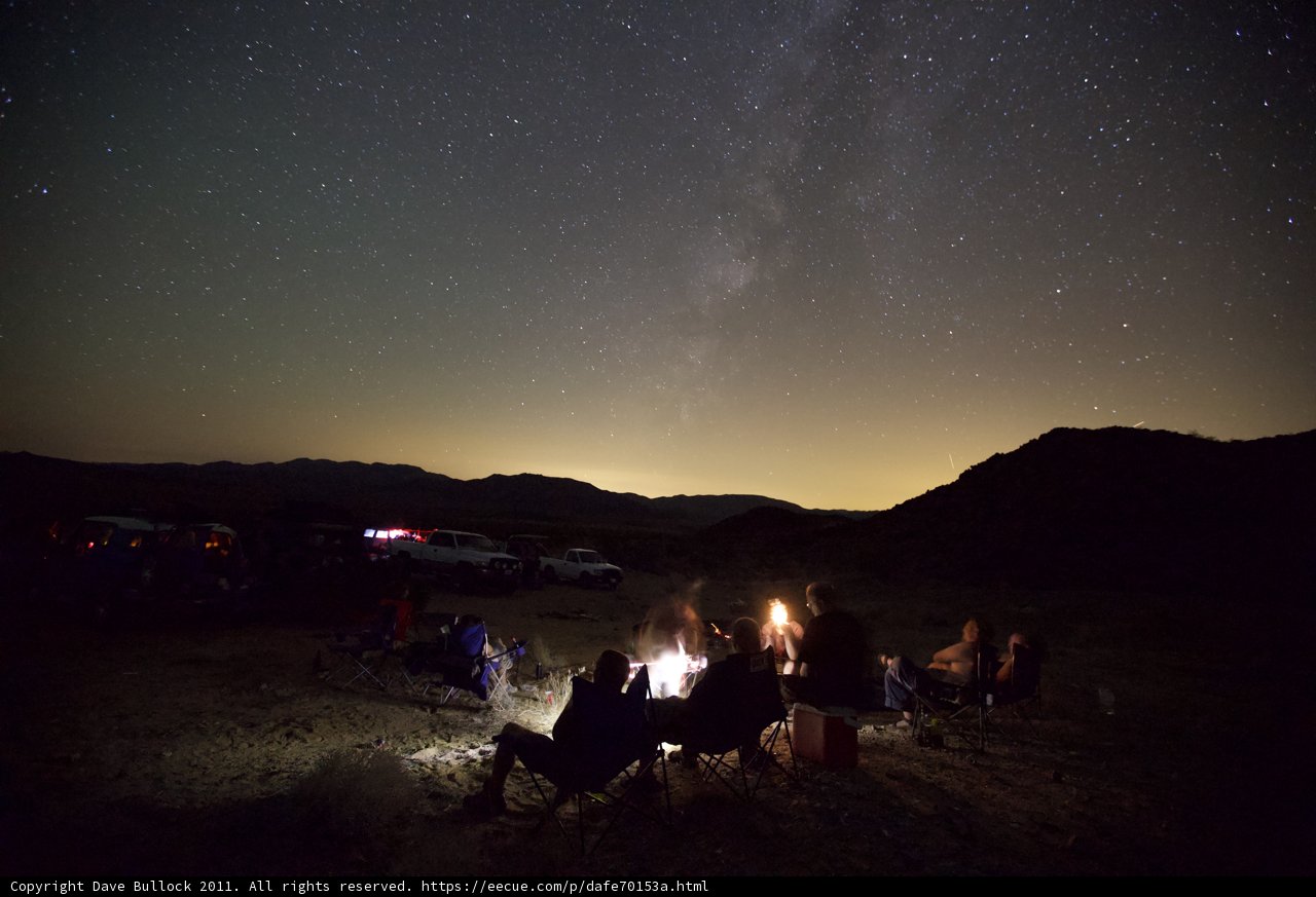Campfire Stories Under the Night Sky