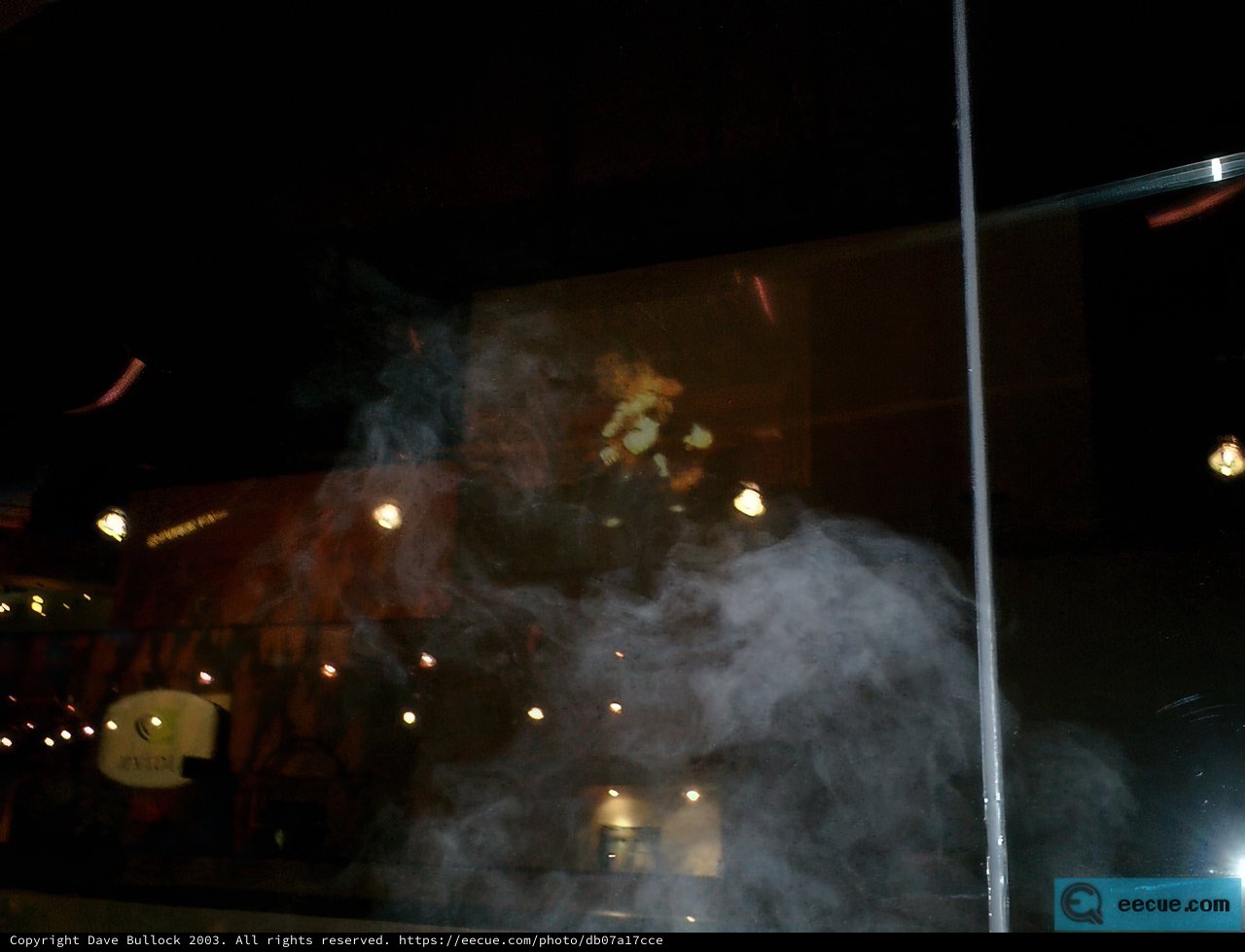Nighttime Smoke Cloud
