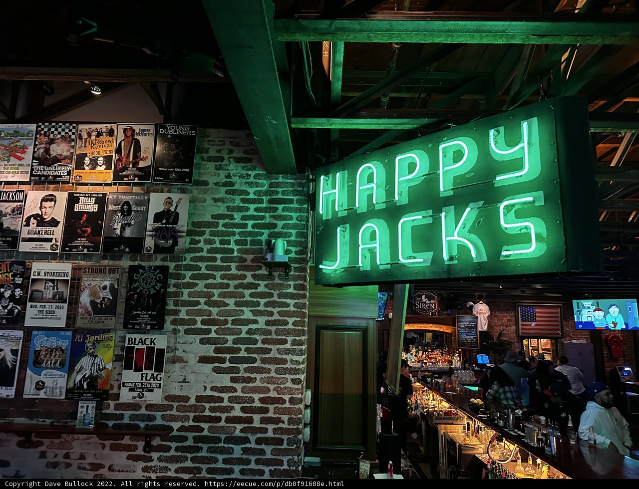 Happy Jack's Neon Sign Lights Up Morro Bay Nightlife